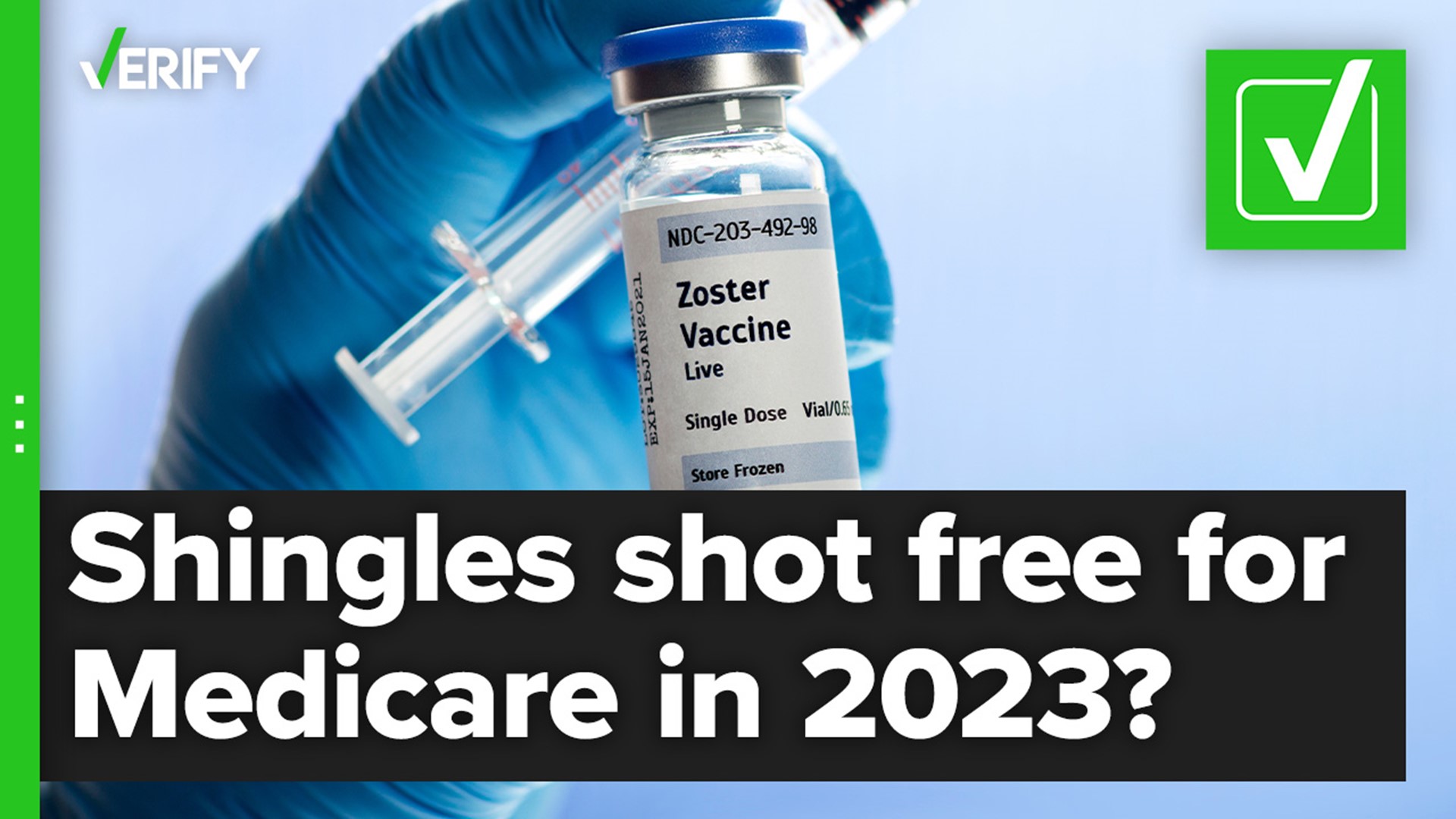 The shingles vaccine will be free for seniors with Medicare who have Part D prescription drug coverage beginning January 2023.