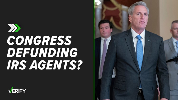 No, Congress did not defund 87,000 IRS agents