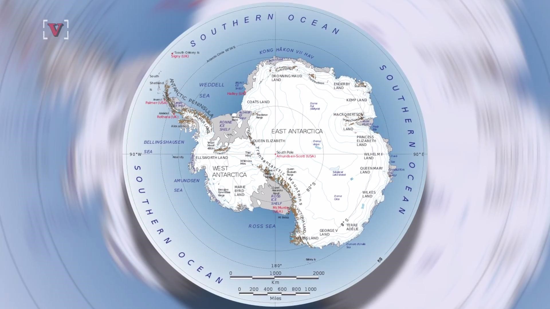 Antarctica's ice shelves are melting from the warming ocean waters below. Veuer's Sam Berman has the full story.