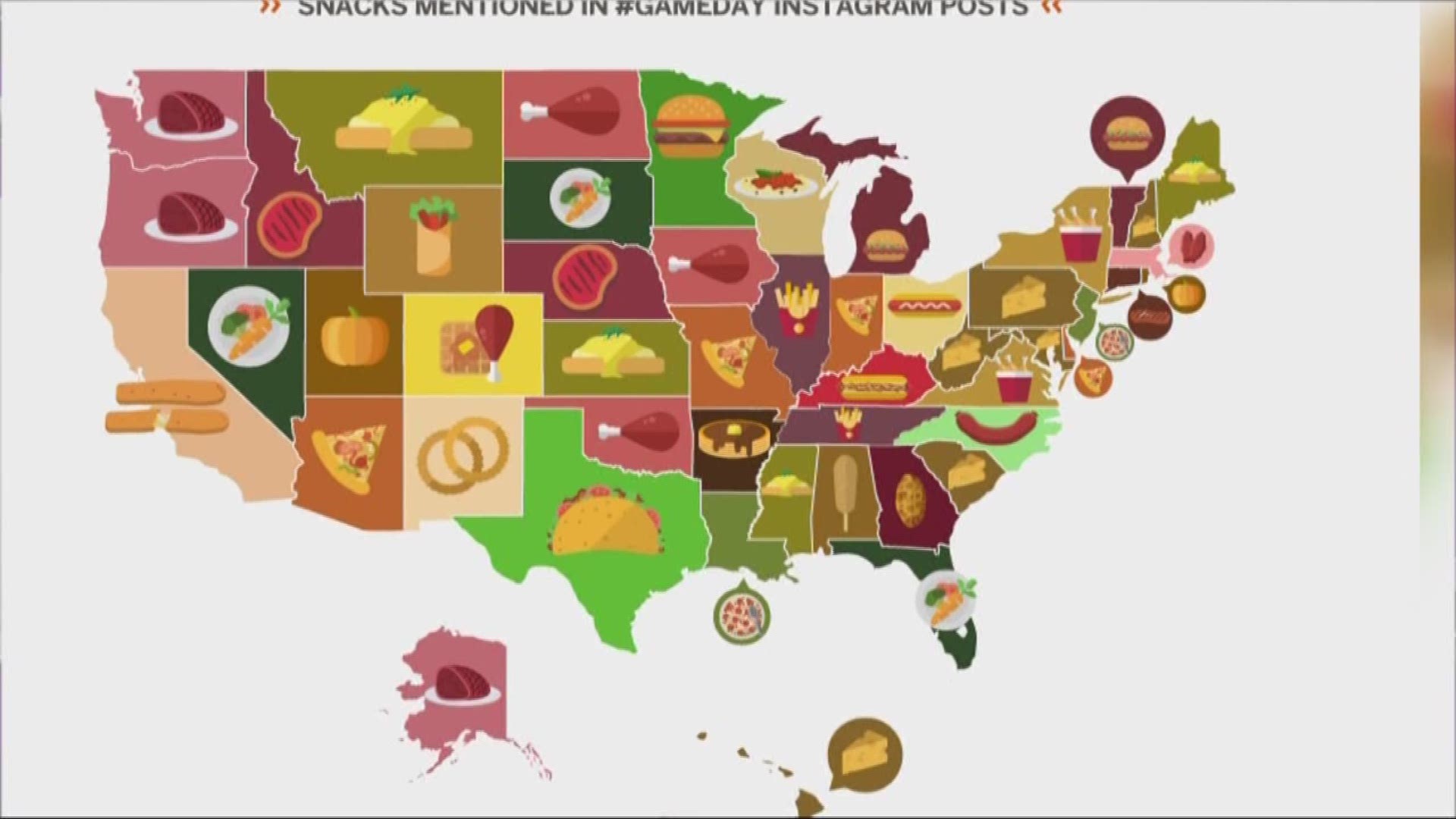 The most popular game day foods by state | king5.com