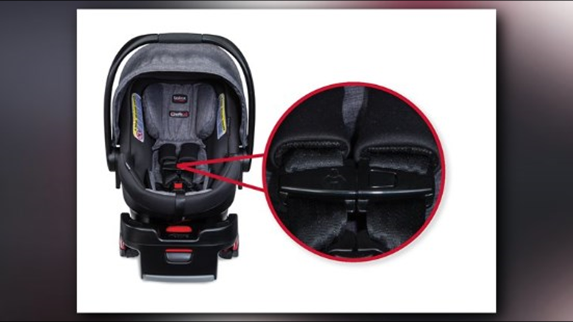 Britax infant car outlet seat recall