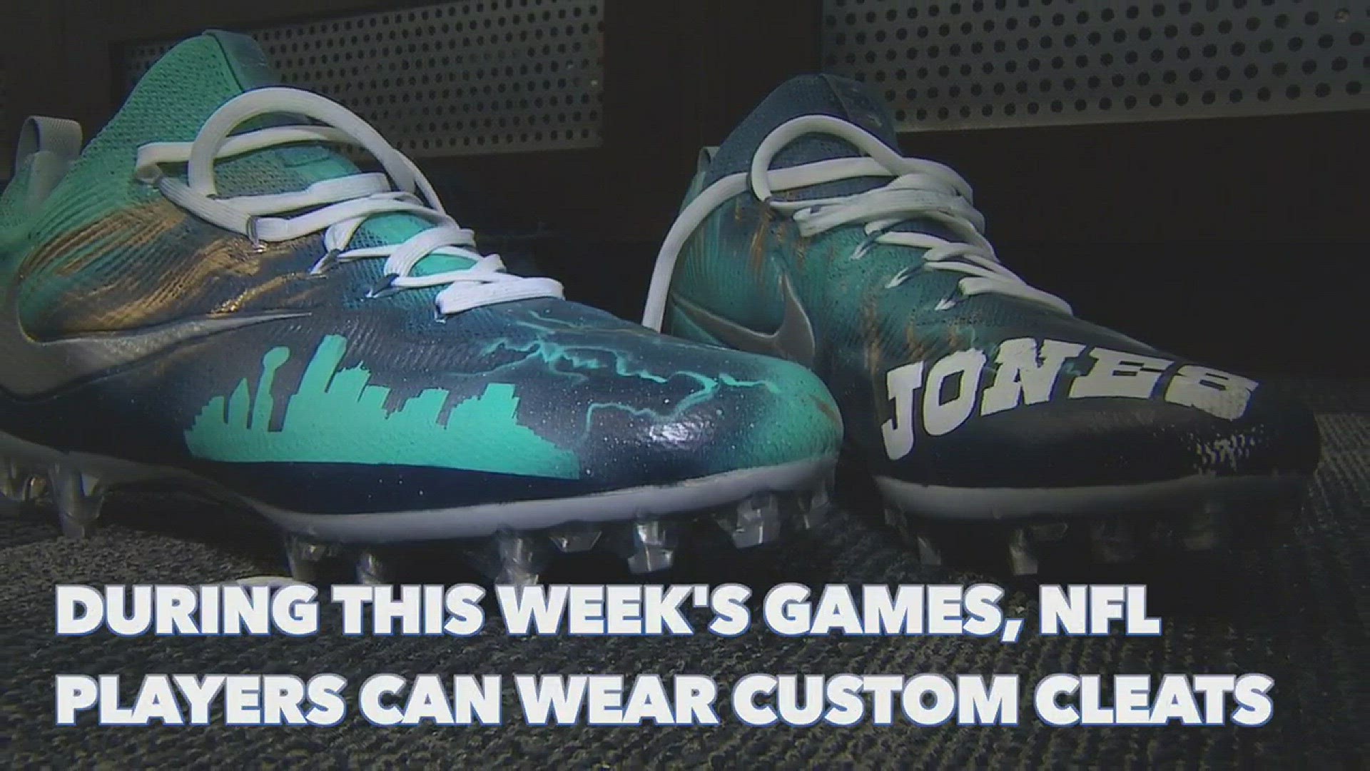 Nfl players custom on sale cleats