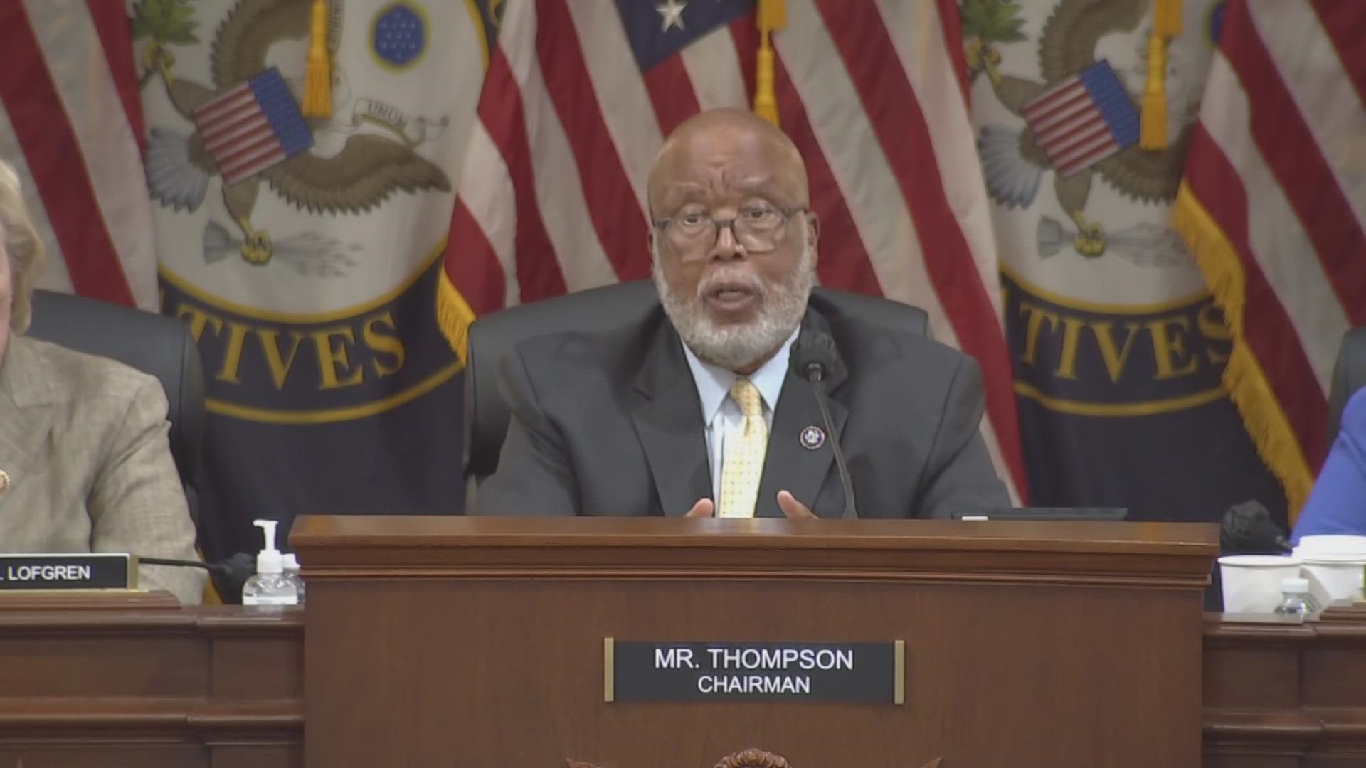 WATCH: Rep. Bennie Thompson, D-Miss., said "the world is watching" the U.S. response to the panel's yearlong investigation into the Capitol riot.