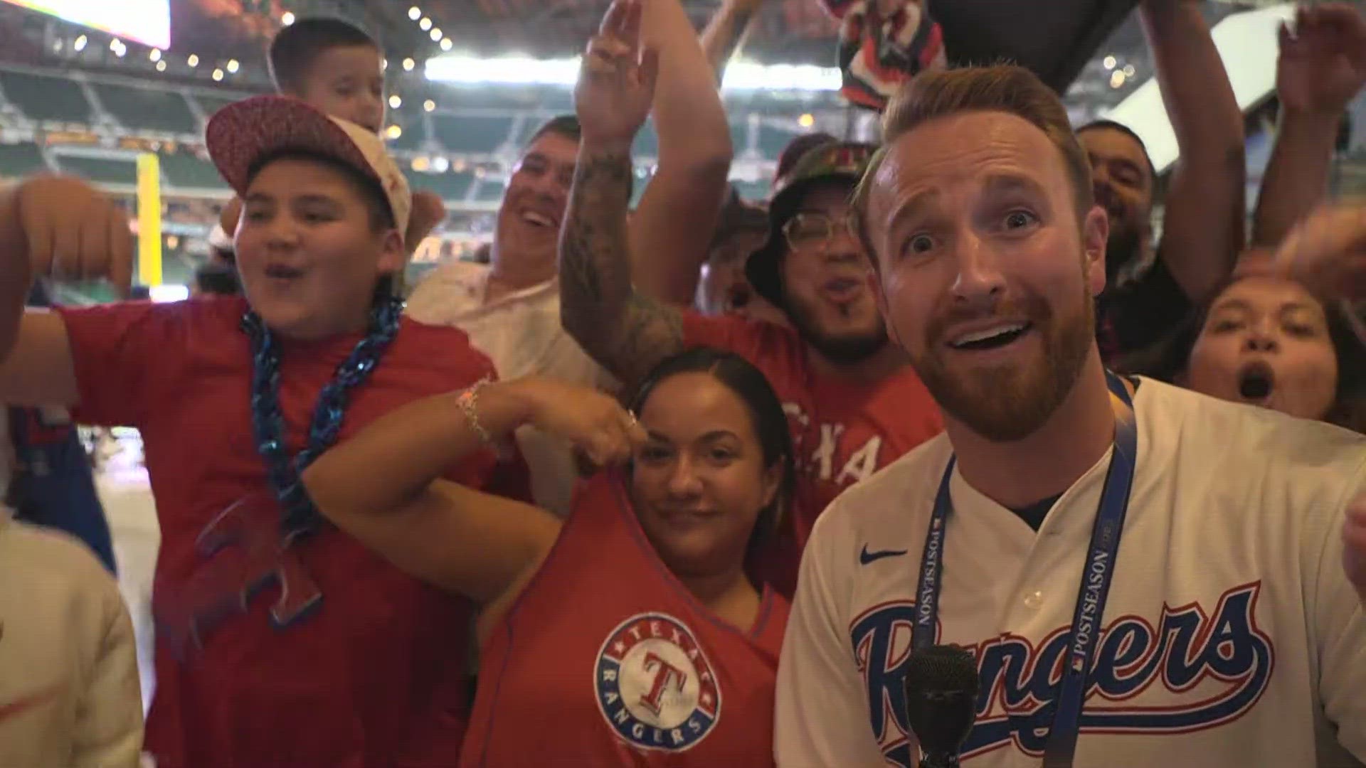 Texas has won the pennant! A massive game from Adolis Garcia helped lift the Rangers to their third-ever World Series appearance.