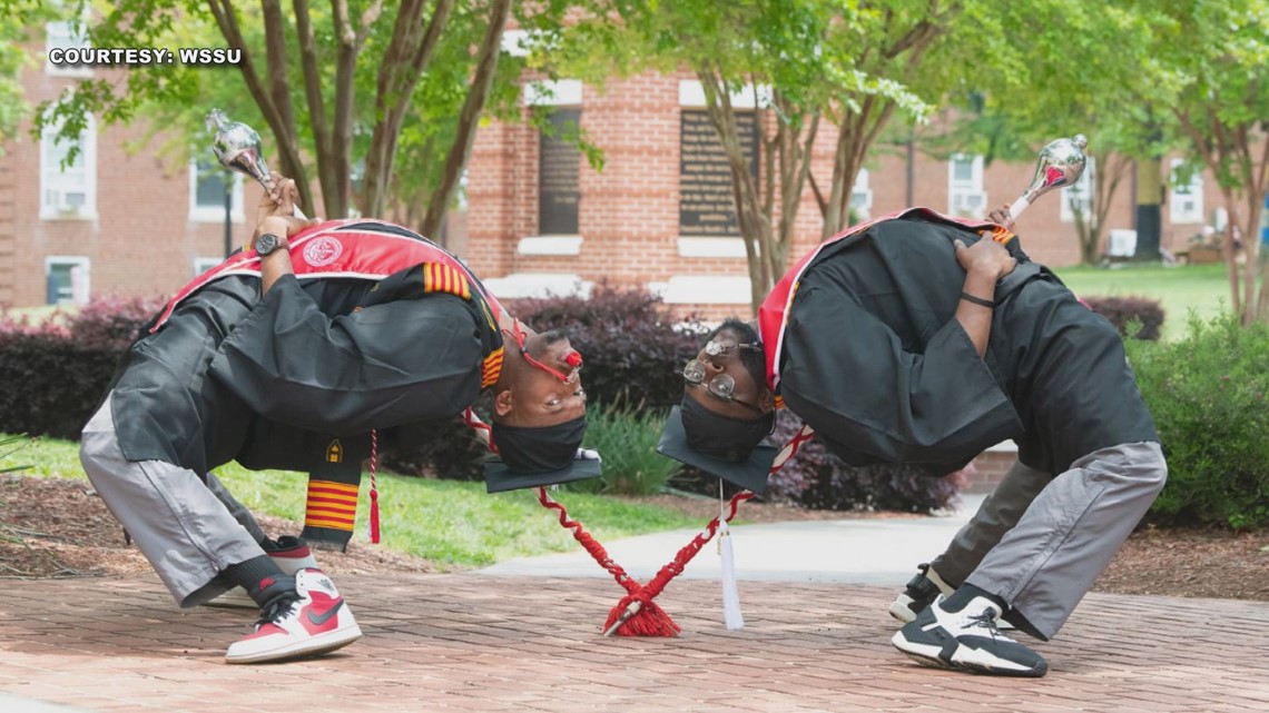 The Story Behind The Viral WSSU Drum Majors' Graduation Moves