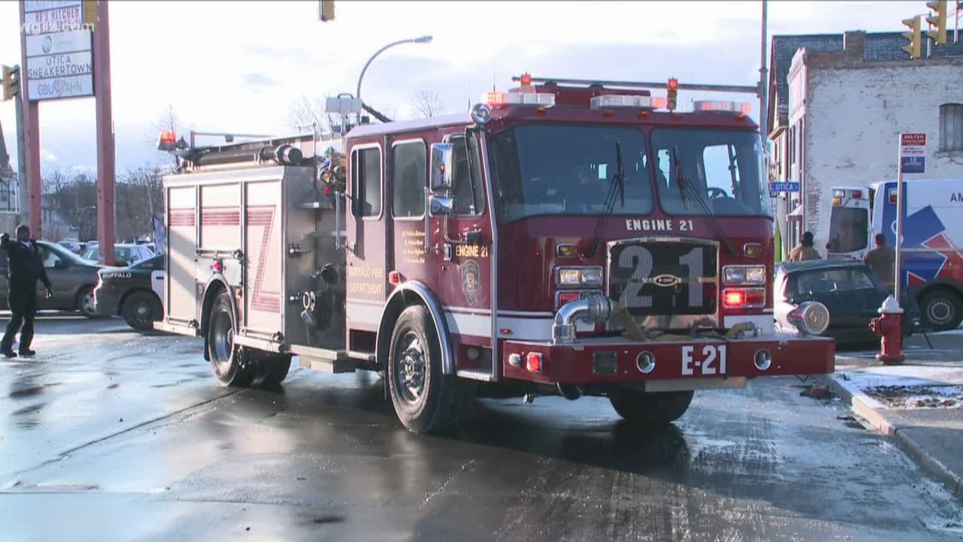 We don't know how badly the two firefighters and two other drivers were hurt..