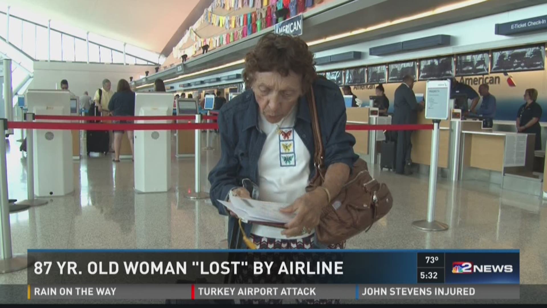 87 Year Old Woman "Lost" By Airline