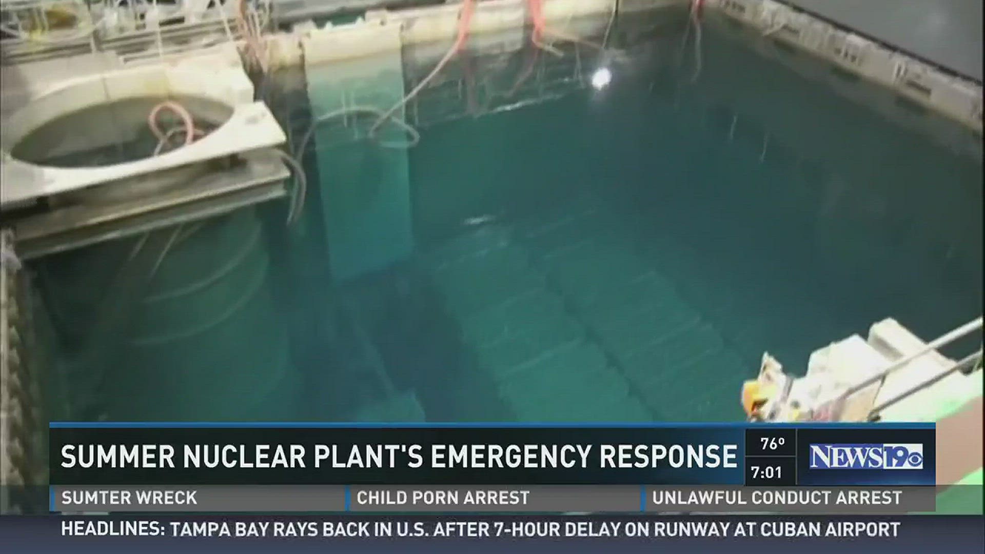 Summer Nuclear Plant's emergency response