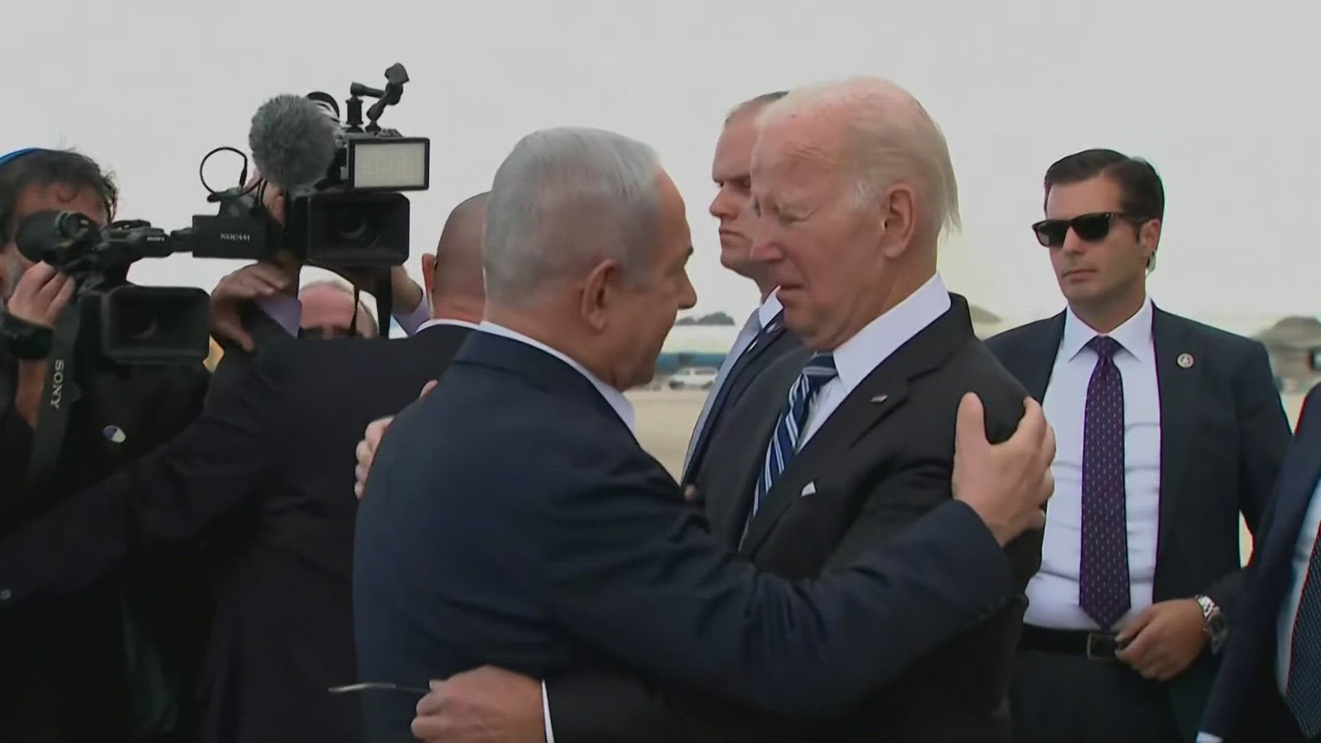 Biden will stress humanitarian aid, avoiding deeper conflict in Israel but is scrapping Jordan stop.