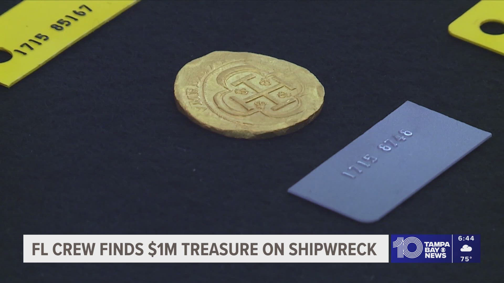 Florida crew finds $1M in treasure from 1700s shipwrecks | king5.com