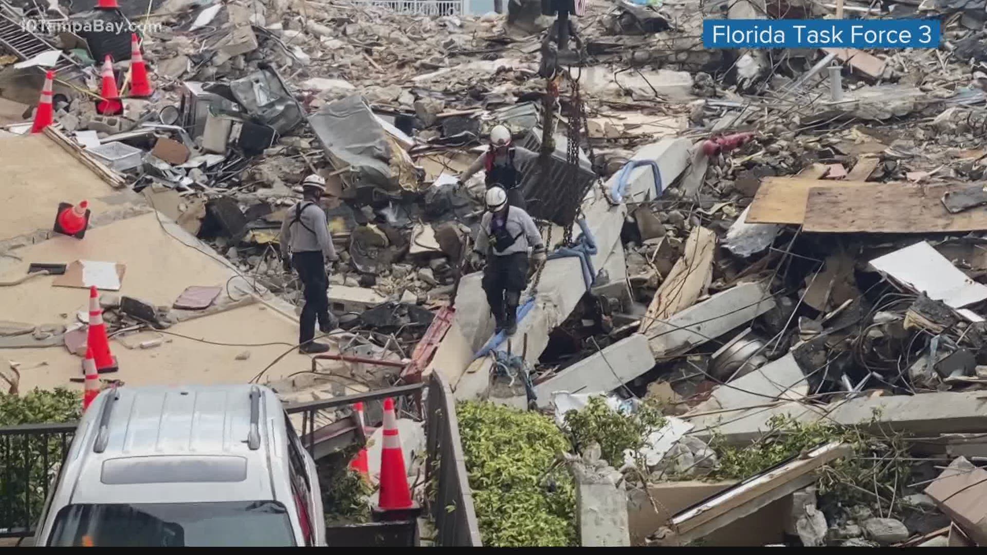 The search for survivors in Surfside continues days after the Champlain Tower South collapsed.