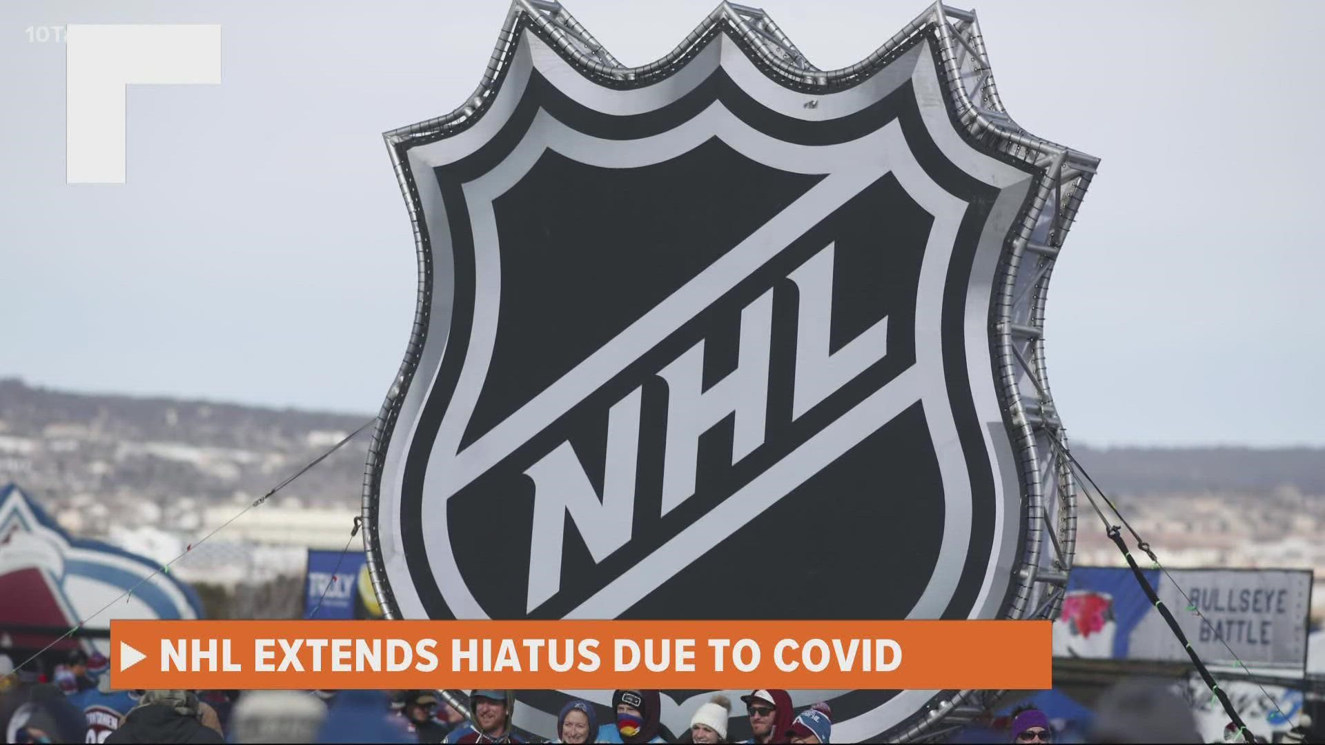 NHL returns after 6-day COVID break king5
