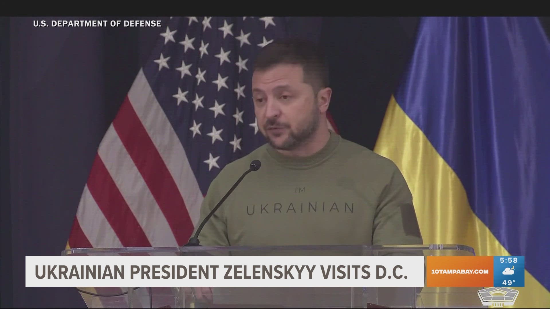 Biden has asked Congress for a $110 billion package of wartime funding for Ukraine and Israel, among other security priorities.