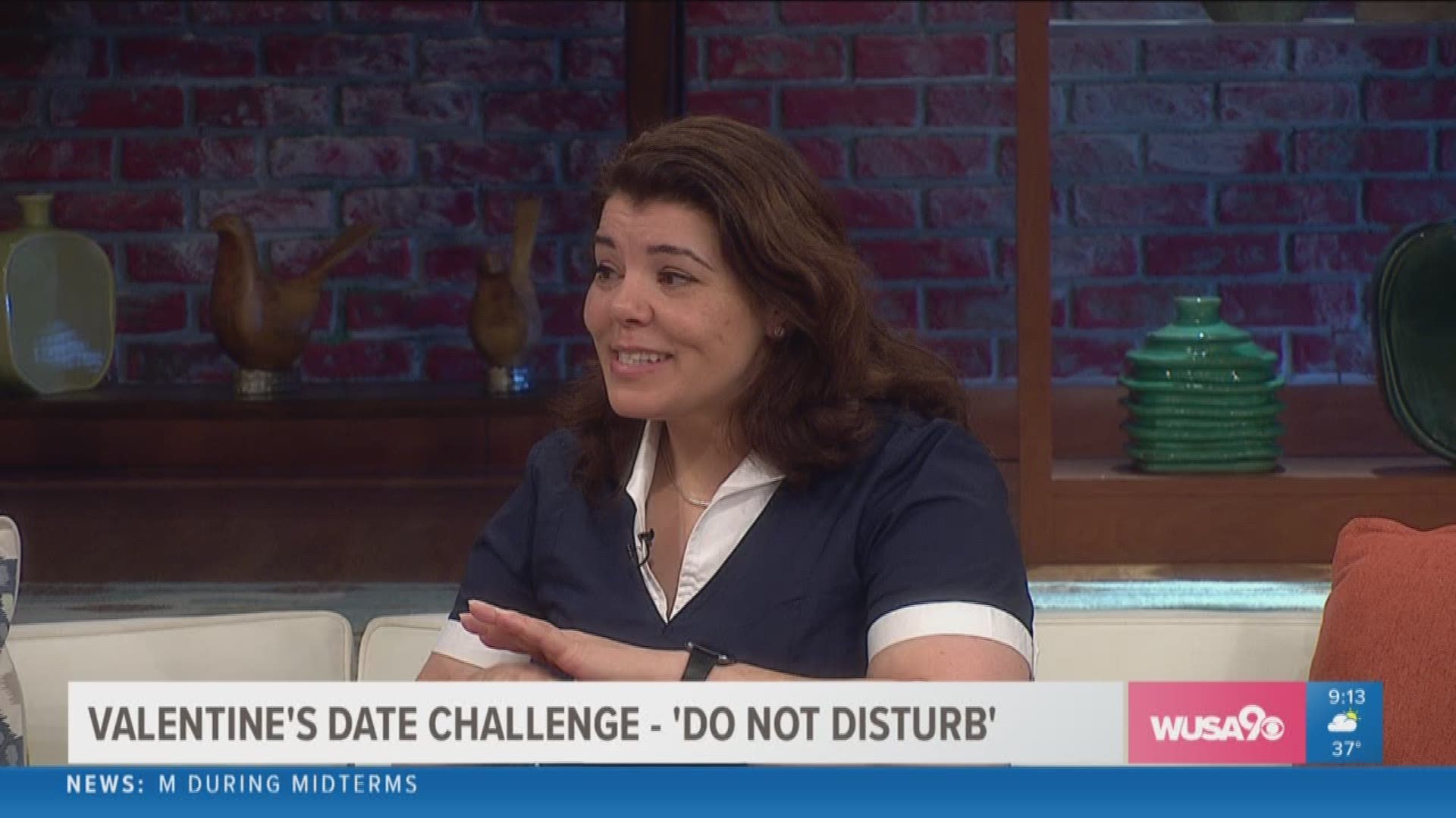 Conversation and communication expert Celeste Headlee, challenges viewers to a “Do Not Disturb Date Night” by leaving their phones in the car this Valentine’s Day to optimize the time spent out with your partner or friends.