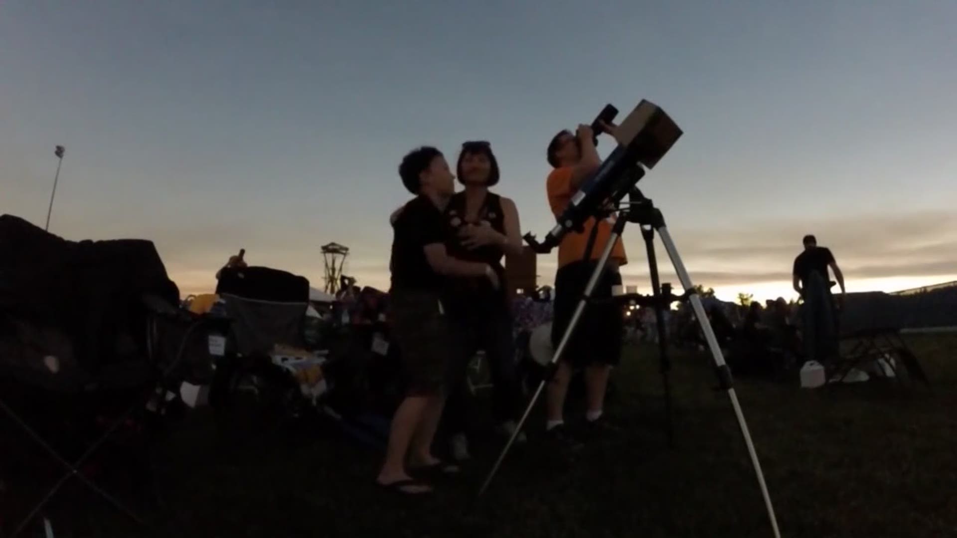 Oregon was the first place to see the 2017 total solar eclipse, and 100,000 people converged on tiny Madras, Oregon.