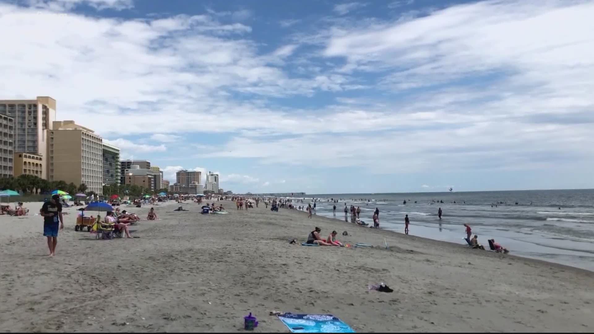 Rehoboth Beach is requiring masks everywhere in public spaces, and Deleware's governor ordered that people can't sit or stand at bars.