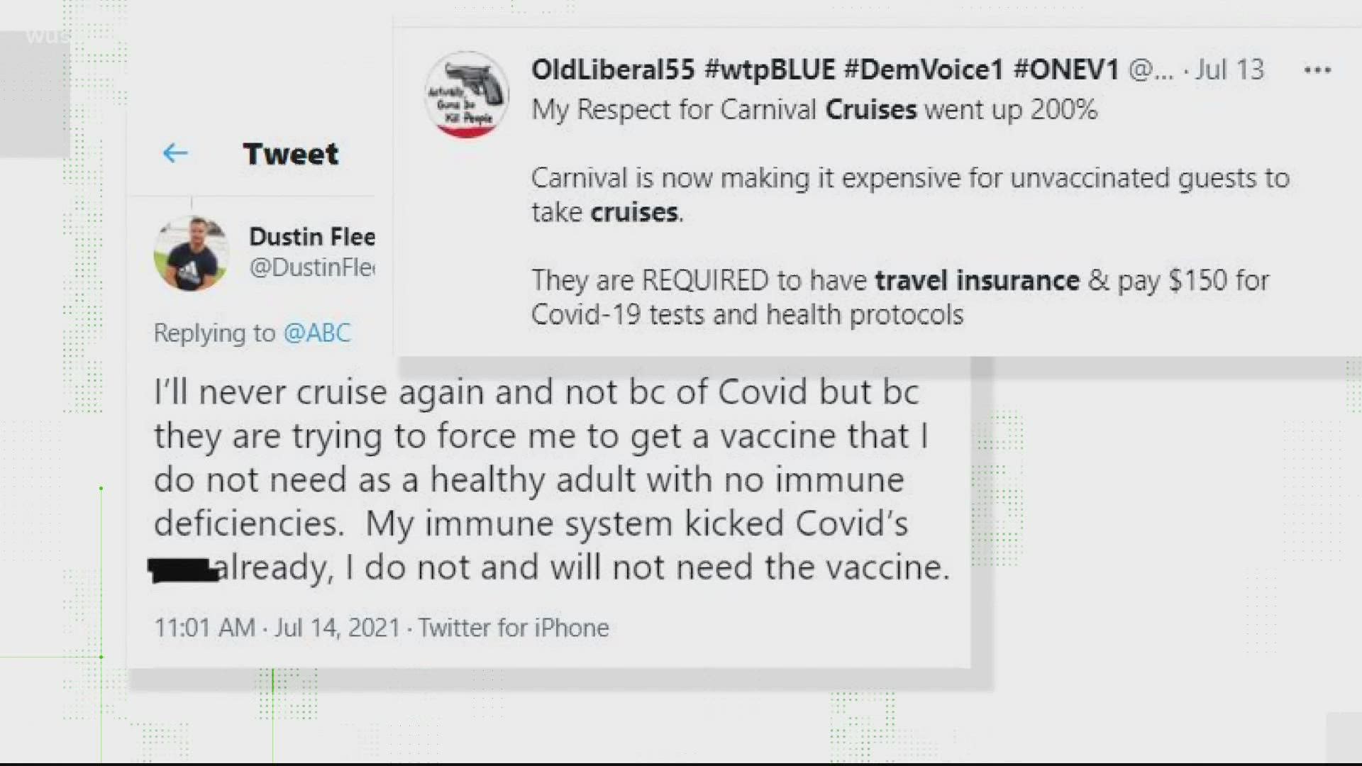 The state of Florida has a ban on businesses requiring vaccination for admission. How did cruise ships deal with it?