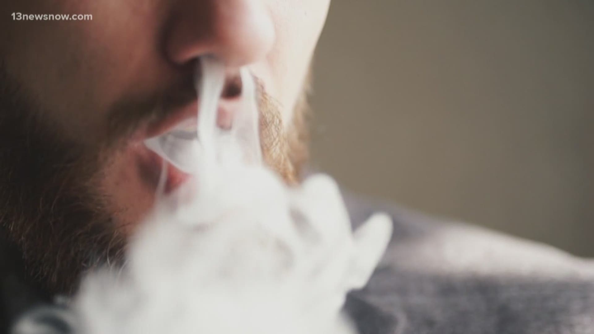 For the first time in Virginia, three people have been diagnosed with lung disease linked to vaping or e-cigarettes.