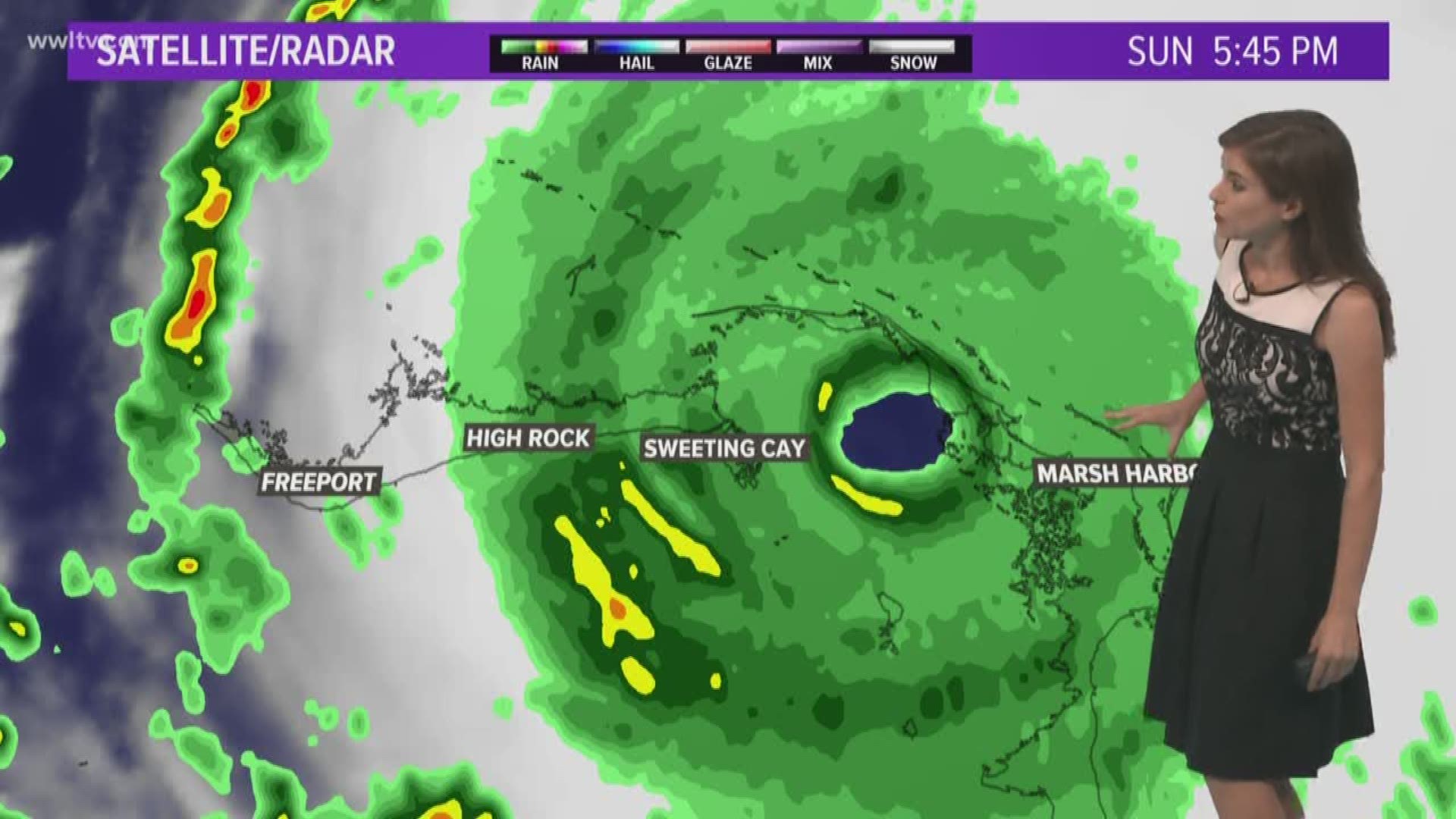 Meteorologist Alexandra Cranford has the forecast at 5:30 p.m. on Sunday, September 1, 2019.