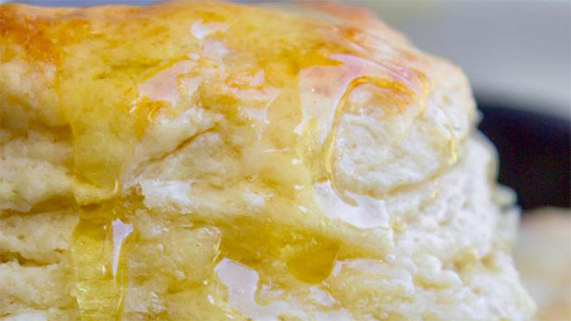 Chef Kevin Belton's buttermilk biscuits with honey