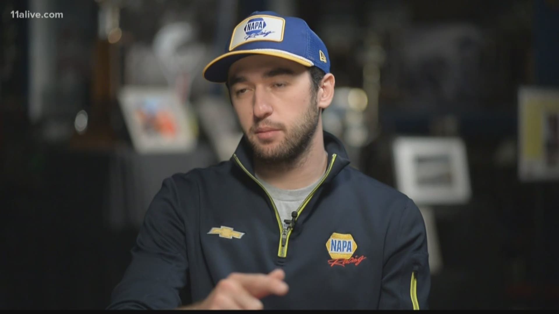 We sit down with Chase Elliott who said he's thankful Ryan Newman was able to walk out of the hospital.