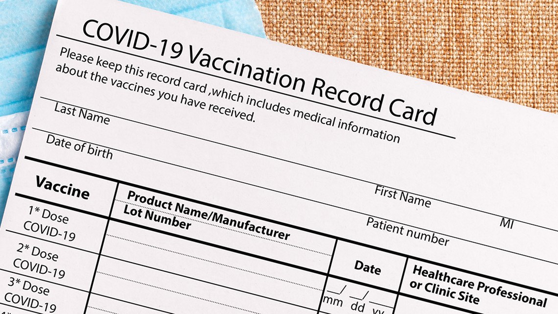 covid vaccination card backside