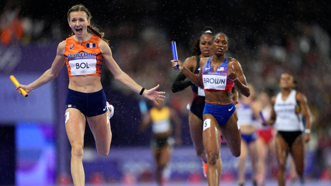 Paris Olympics Results in the 4x400 mixed relay finals