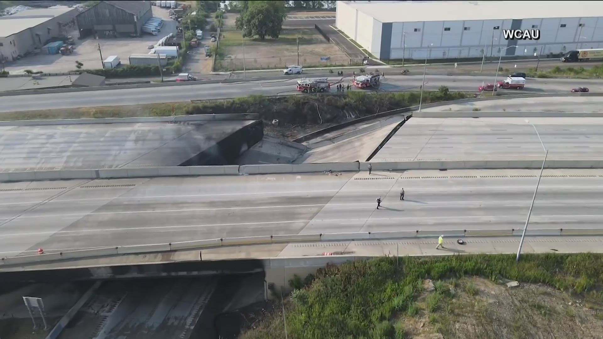 Interstate 95 Part Of Highway Collapses In Philadelphia 