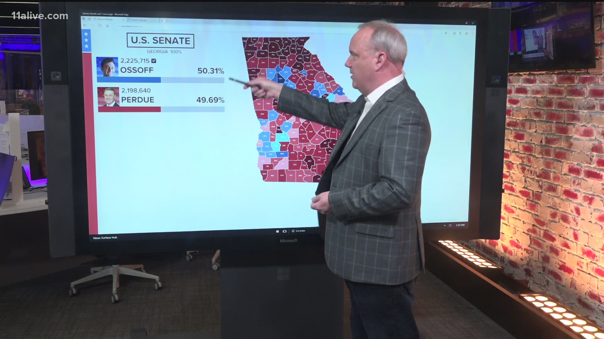 Georgia Runoff Election Results County By County King5 Com