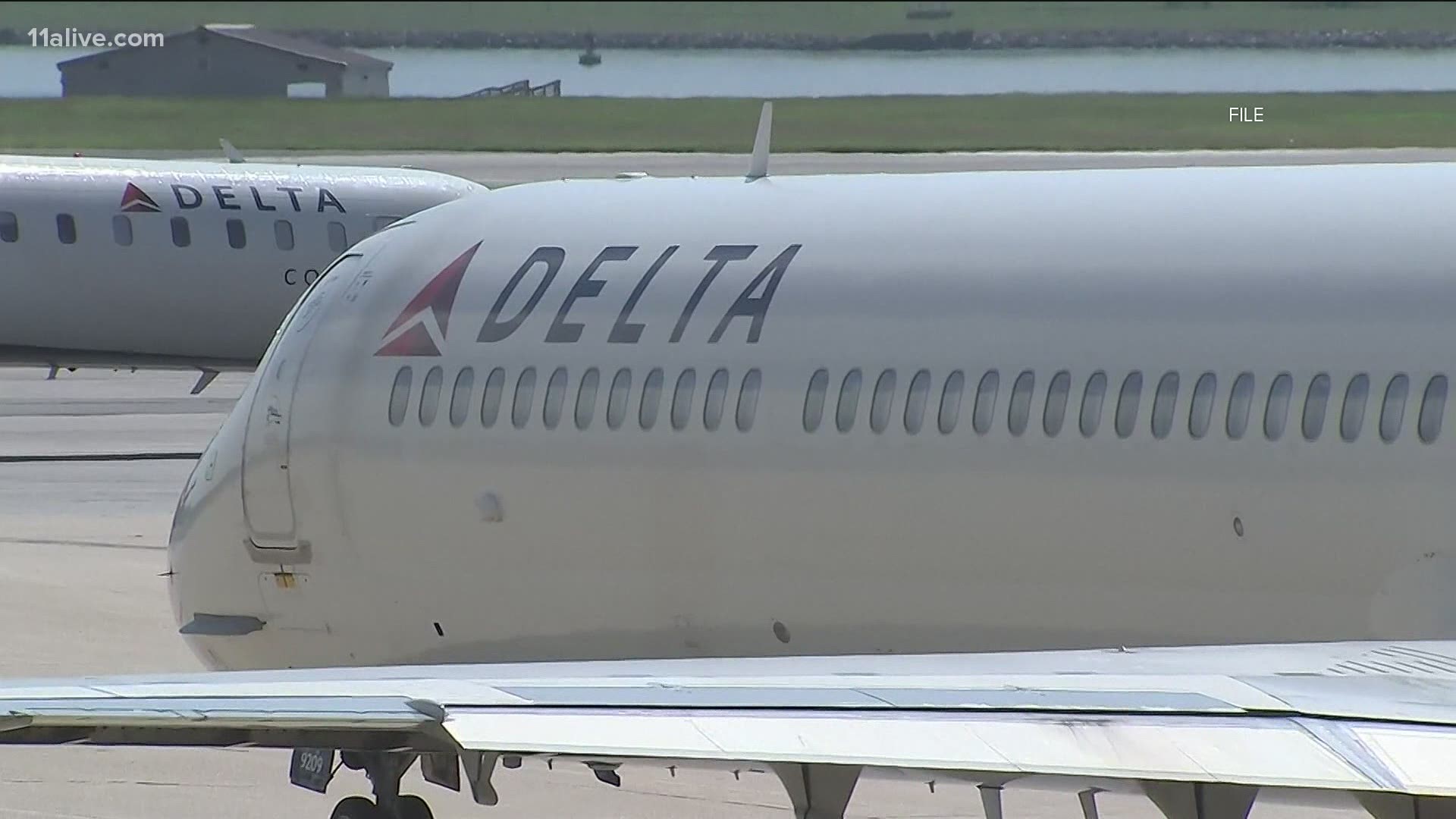 According to Delta, flight 2123 was re-routed to Salt Lake City. Delta said the flight landed safely 'without incident.'